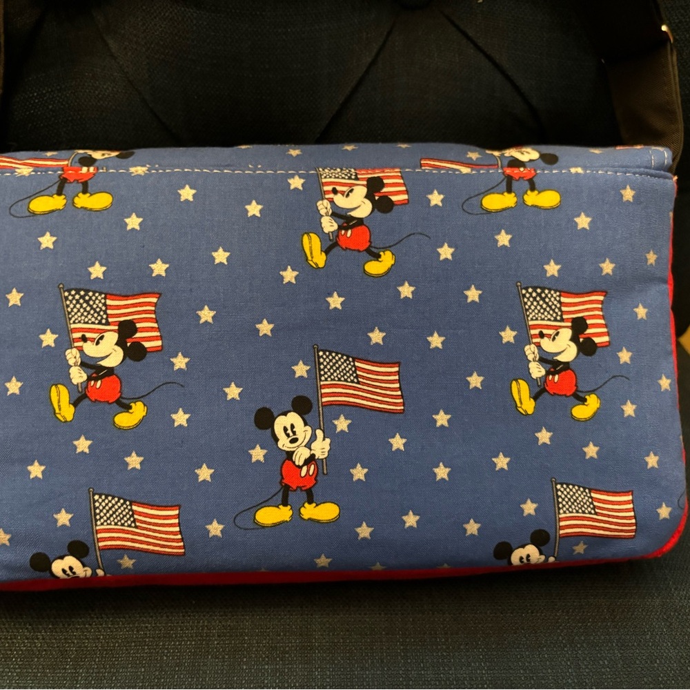 Disney Mickey Mouse Patriotic Custom Made Purse -… - image 6